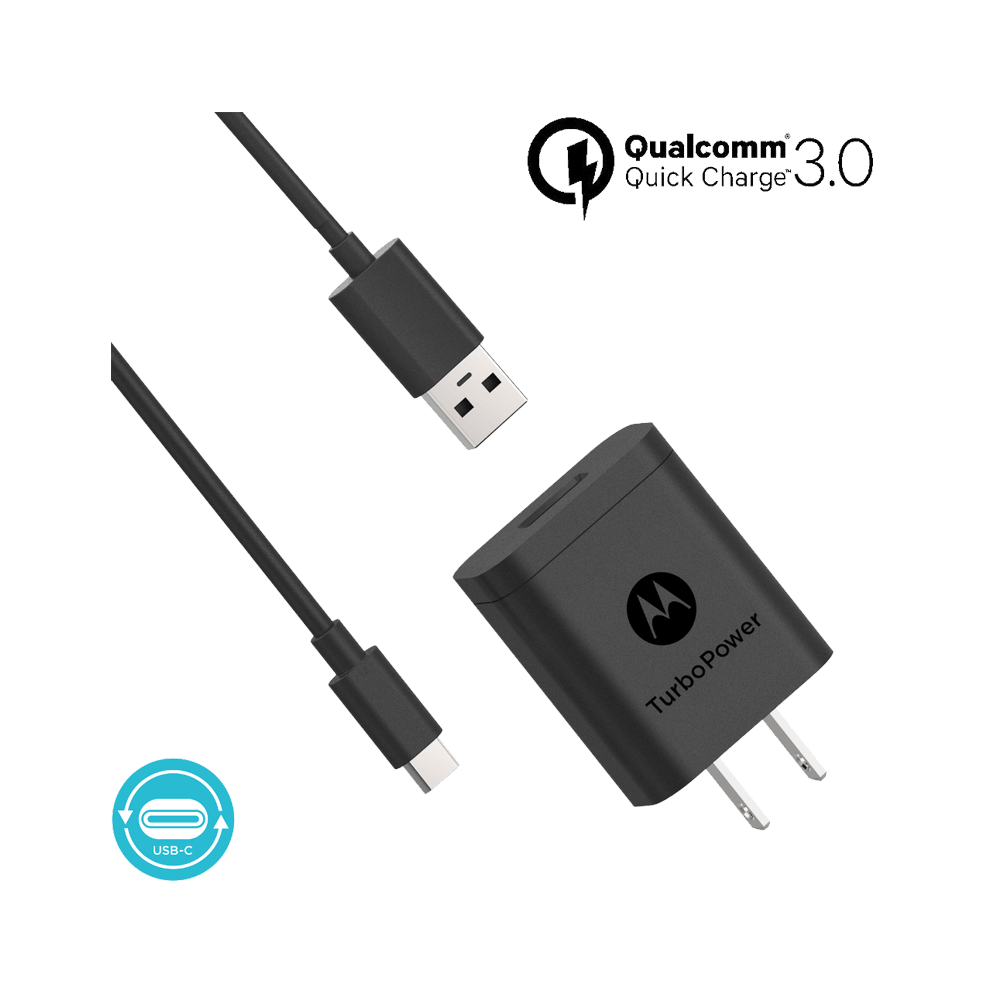 Motorola TurboPower™ 18 Wall Charger with Data Cable