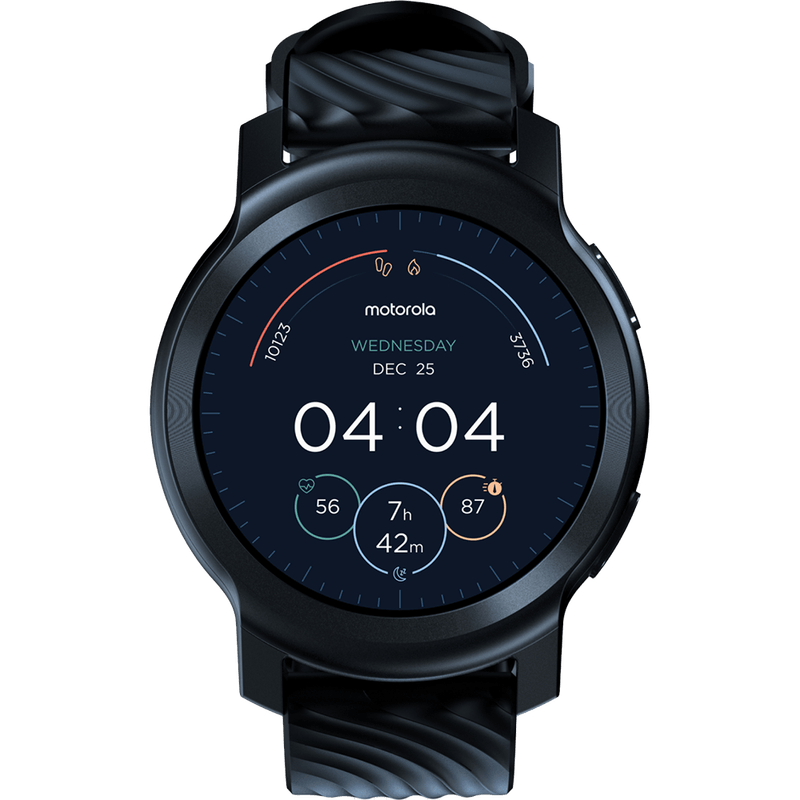 moto watch 100 with 1.3-inch display, GPS, 26 sport modes, up to 14 days  battery life announced